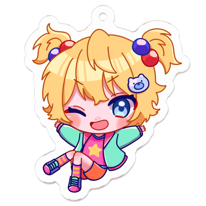 アクリルキーホルダー - 50 x 50 (mm)