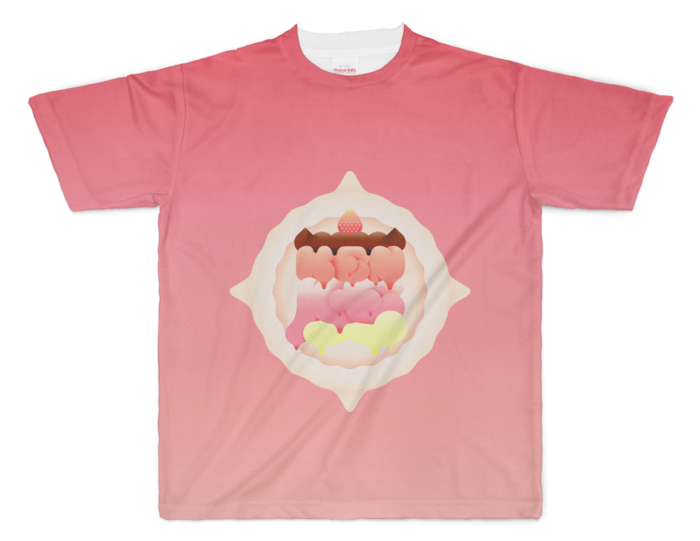 フルグラフィックTシャツ - XL - 両面印刷