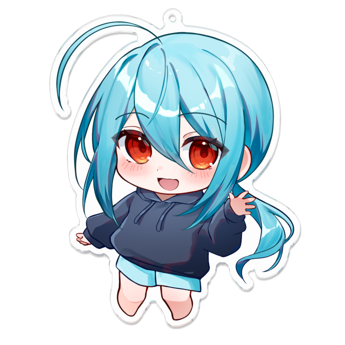 アクリルキーホルダー - 100 x 100 (mm)