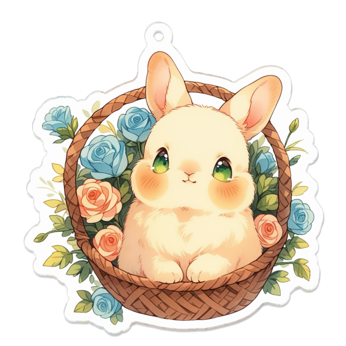 アクリルキーホルダー - 70 x 70 (mm)