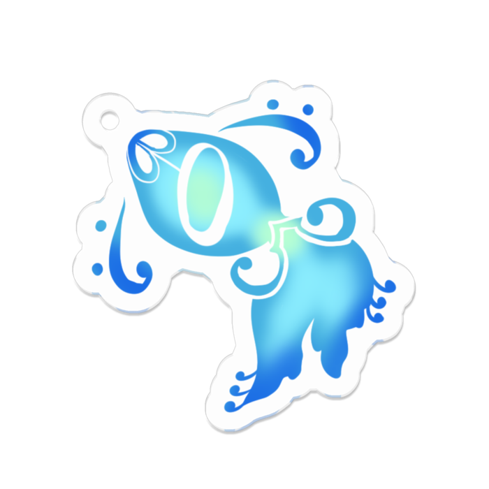 アクリルキーホルダー - 50 x 50 (mm)