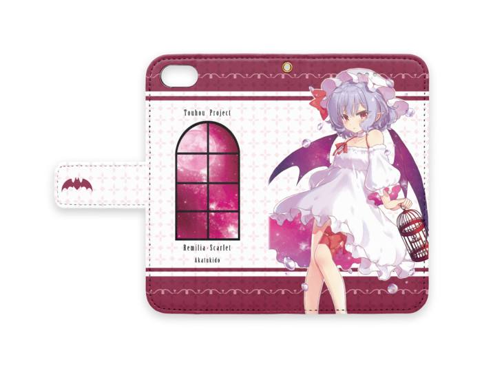 手帳型iphoneケース レミリア 紅月堂 くらげbooth Booth