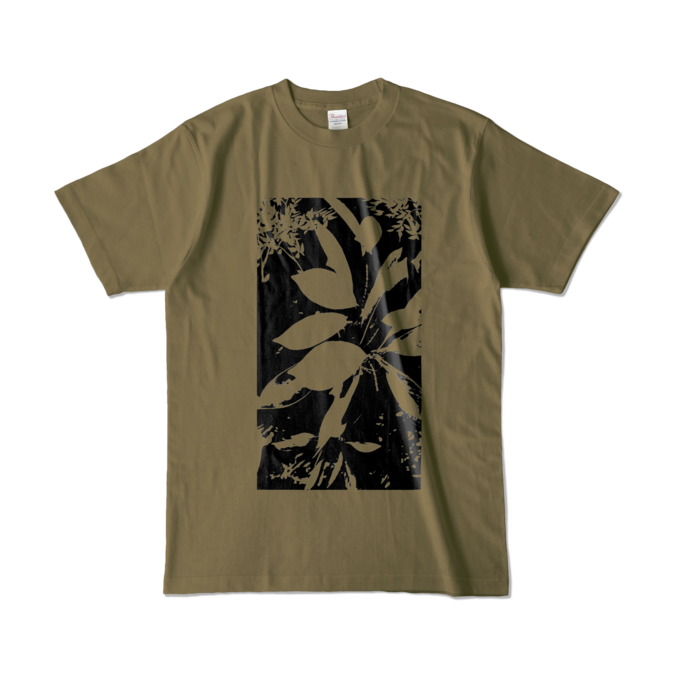 カラーTシャツ - L - オリーブ (濃色)