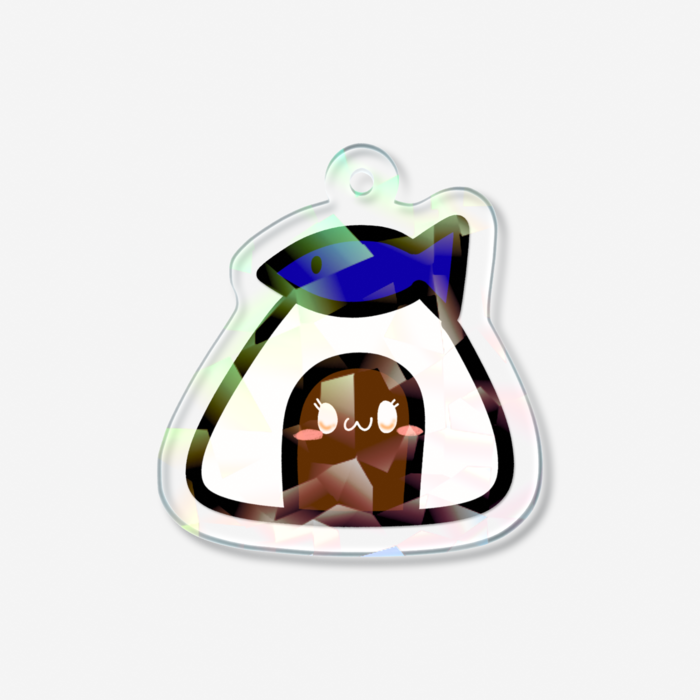 ホログラムアクリルキーホルダー - 50 × 50mm