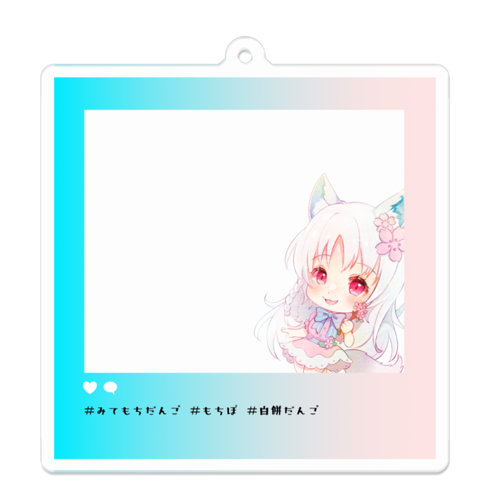 アクリルキーホルダー - 70 x 70 (mm)