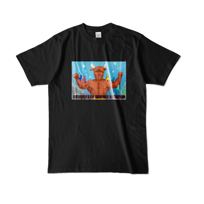 カラーTシャツ - L - ブラック