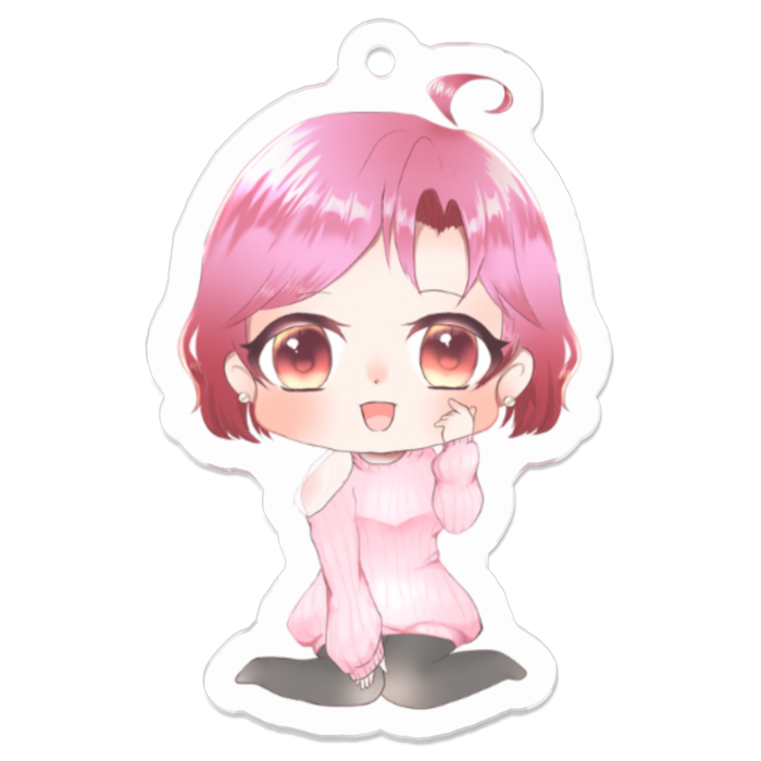 アクリルキーホルダー（コーティング） - 50 x 50 (mm)(1)