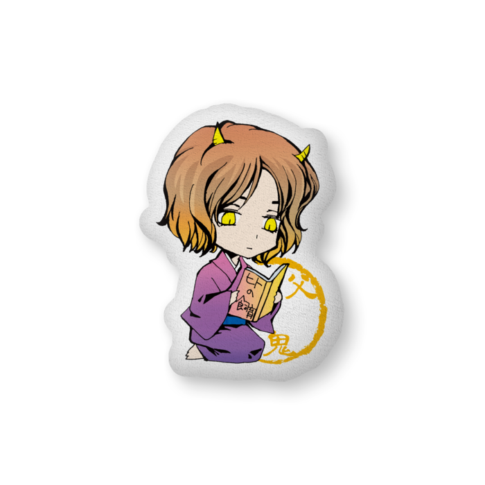 【贋作桃太郎】お父さんふかふかクッション - 中（H56×W36cm） - 片面