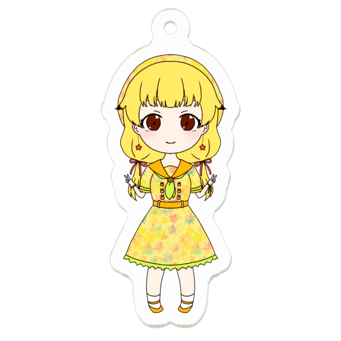 アクリルキーホルダー - 50 x 50 (mm)