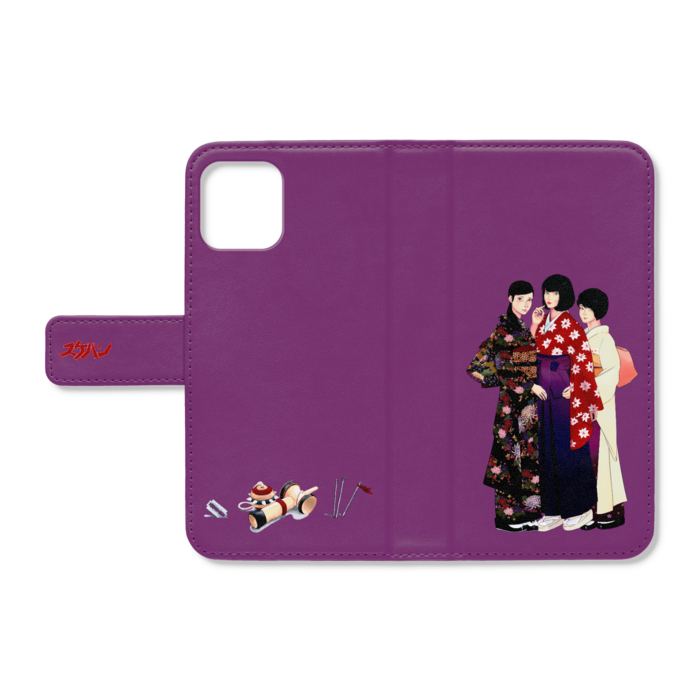 手帳型iPhoneケース - iPhone11Pro - ストラップ穴 なし