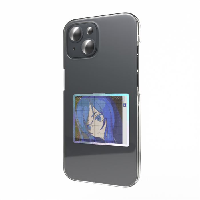 オーロラスマホステッカー - 縦