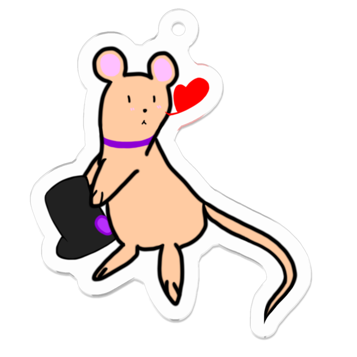 アクリルキーホルダー - 50 x 50 (mm)