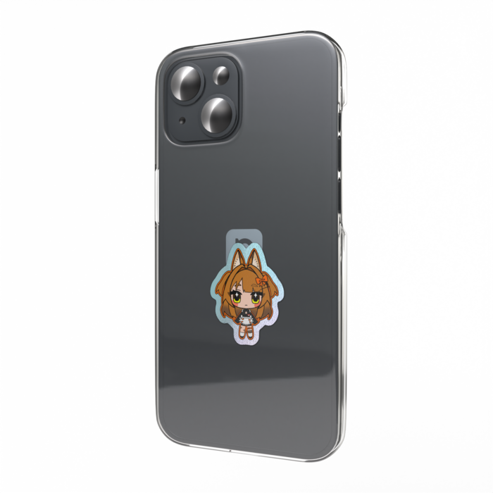 オーロラスマホステッカー - 縦