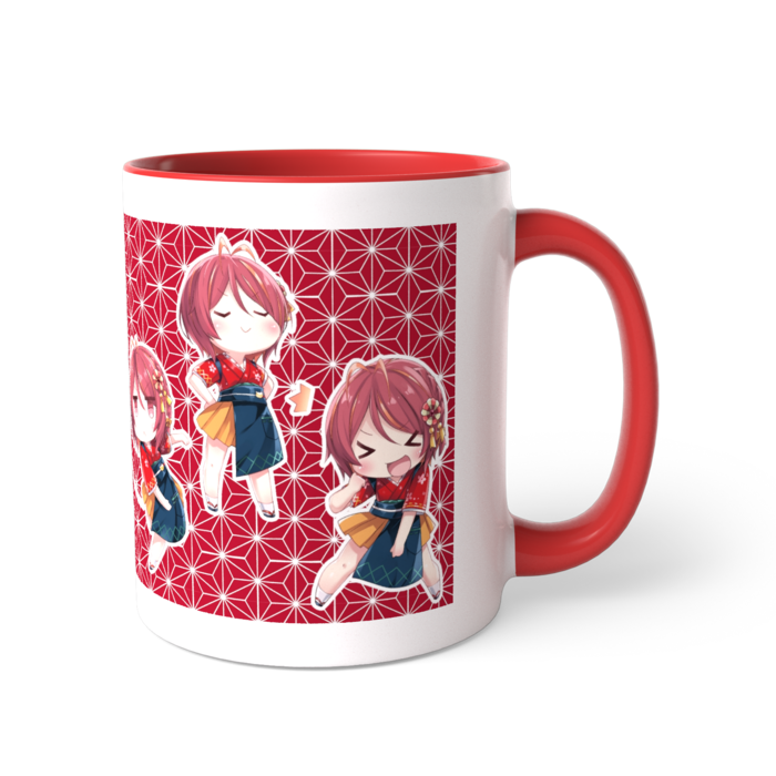 ツートンカラーマグカップ - 直径 8.2cm / 高さ 9.5cm