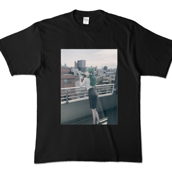 カラーTシャツ - XL - ブラック (濃色)