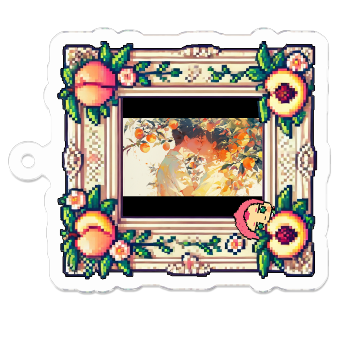アクリルキーホルダー - 50 x 50 (mm)