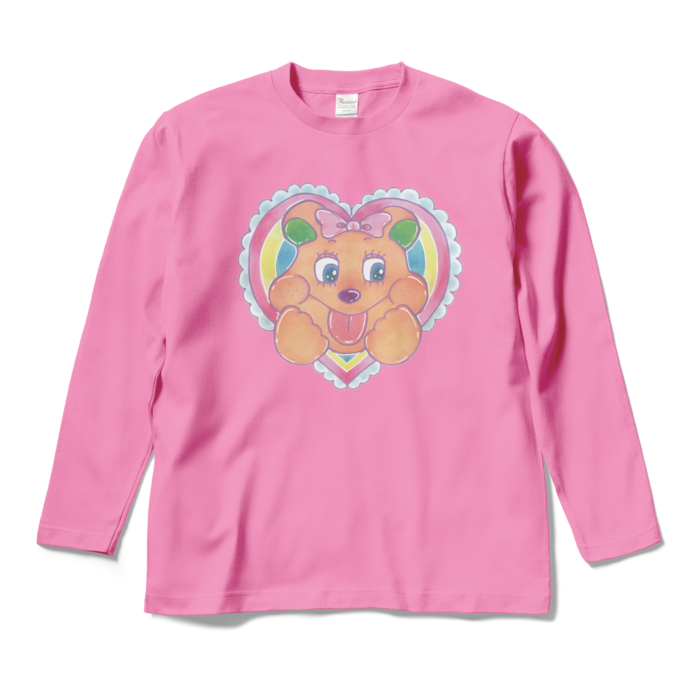 ロングスリーブTシャツ - M - ピンク