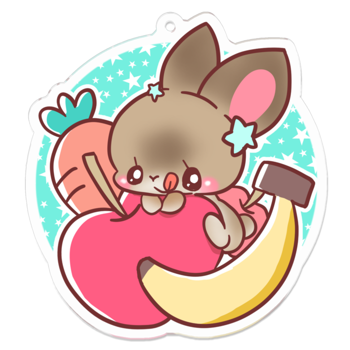 アクリルキーホルダー - 70 x 70 (mm)