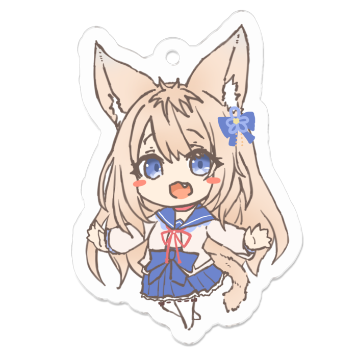 アクリルキーホルダー - 50 x 50 (mm)