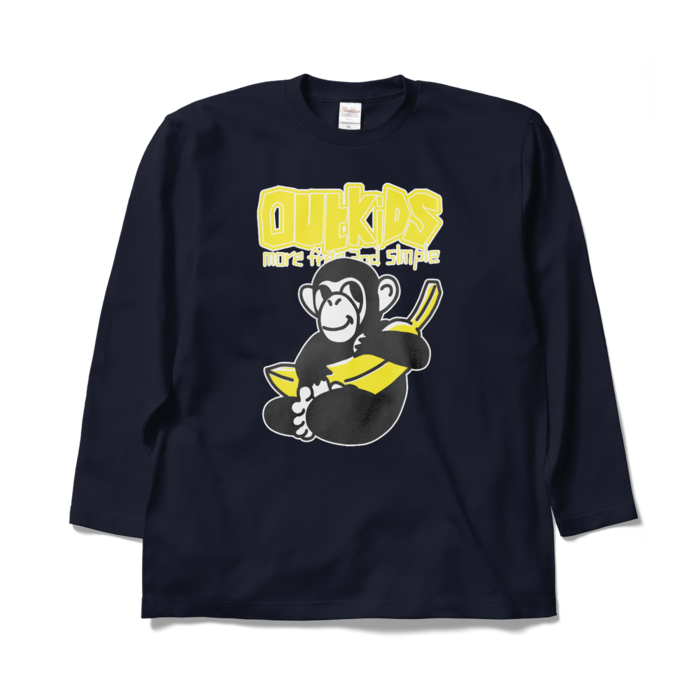 ロングスリーブTシャツ - XL - ネイビー