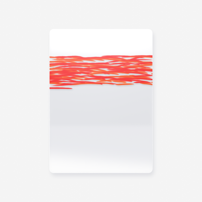 クリアカード - トレカ（63 × 88mm）(REDCOLORVersion)