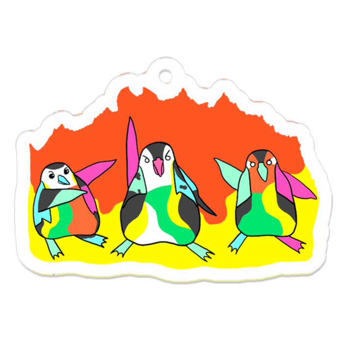 アクリルキーホルダー - 50 x 50 (mm)