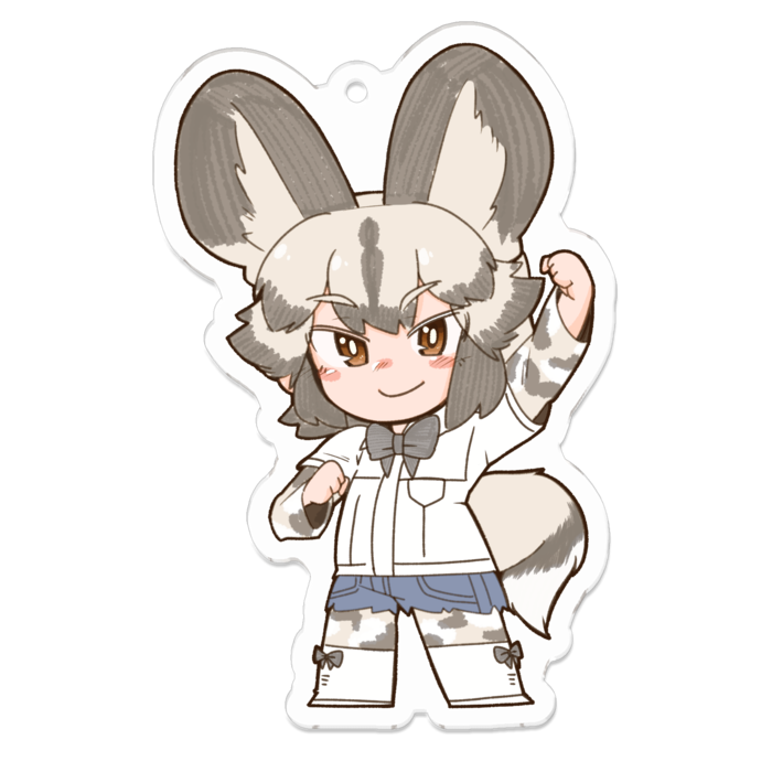 けものフレンズ もりのおんがくかい アクリルキーホルダー コンプリート けものフレンズ デフォルメ リカオン アクリルキーホルダー