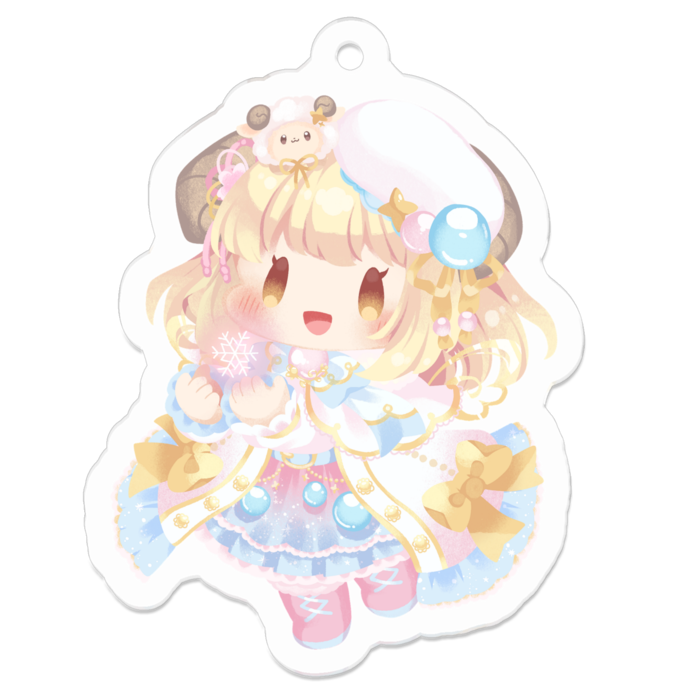 ゆきんこひつじ - 50 x 50 (mm)