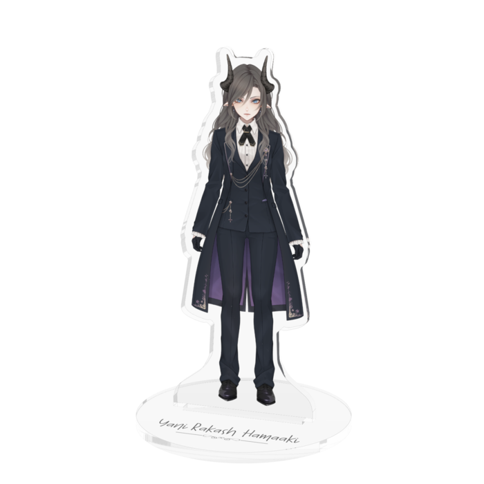 くろやにアクリルフィギュア - 100x100mm