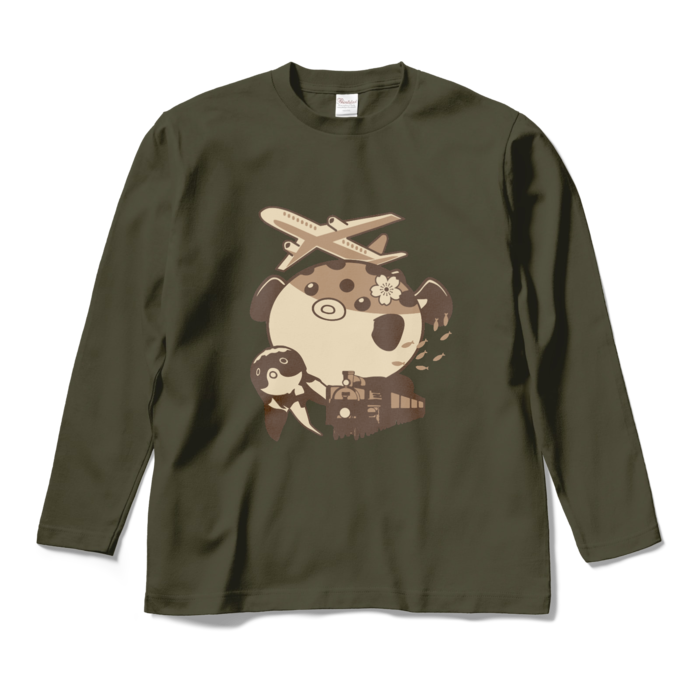 ロングスリーブTシャツ - M - アーミーグリーン