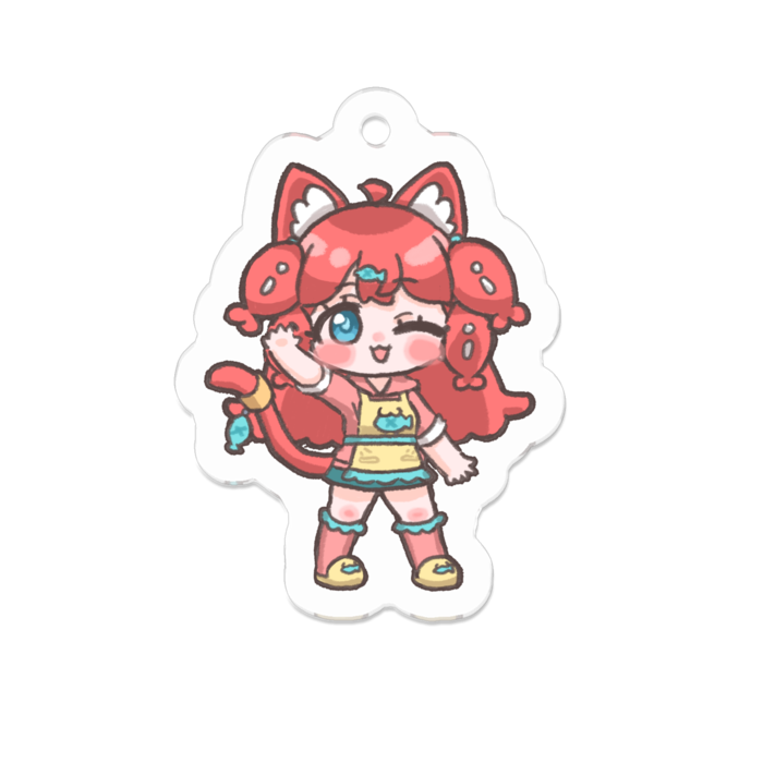 アクリルキーホルダー - 50 x 50 (mm)