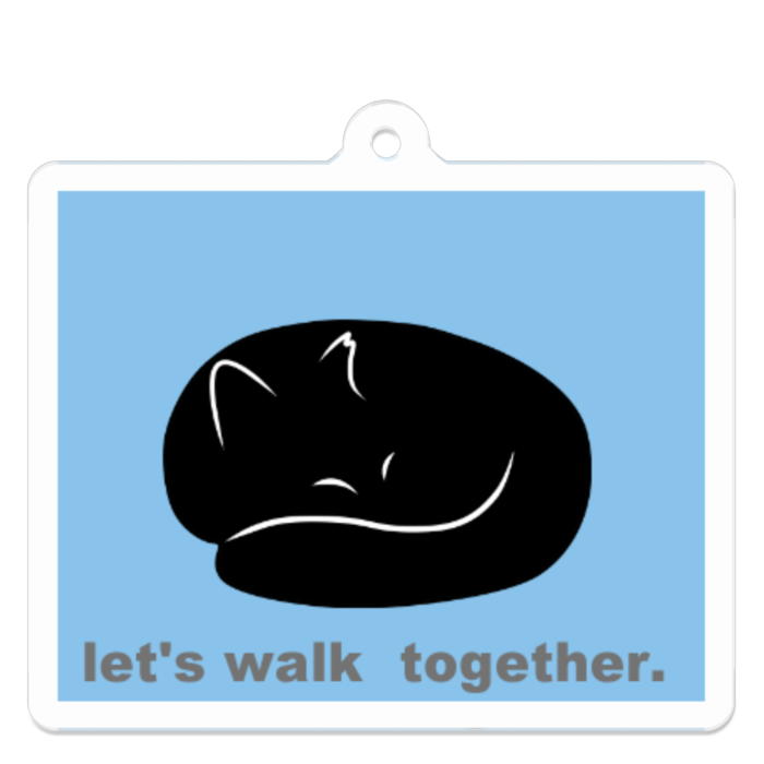 アクリルキーホルダー - 50 x 50 (mm)