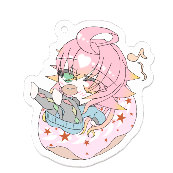 アクリルキーホルダー - 50 x 50 (mm)