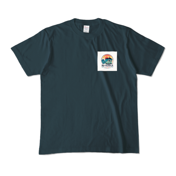 カラーTシャツ - M - デニム (濃色)
