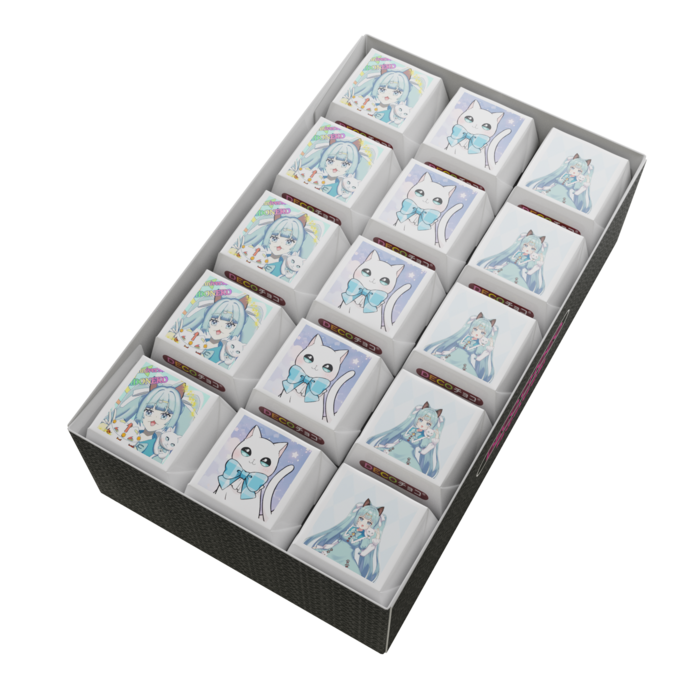 DECOチョコ - 列ごとにデザイン