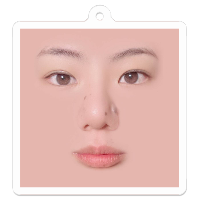 アクリルキーホルダー - 50 x 50 (mm)