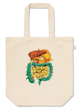 廉価 カット版 内臓怪獣トートバッグ Kikiki妙 Booth