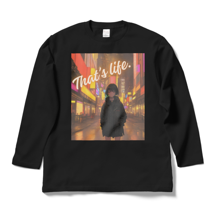 ロングスリーブTシャツ - L - ブラック