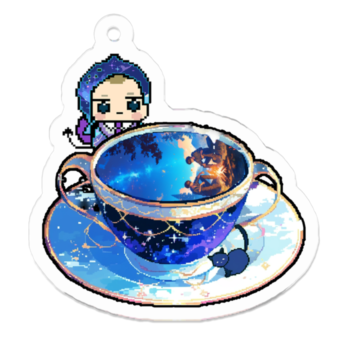 アクリルキーホルダー - 50 x 50 (mm)