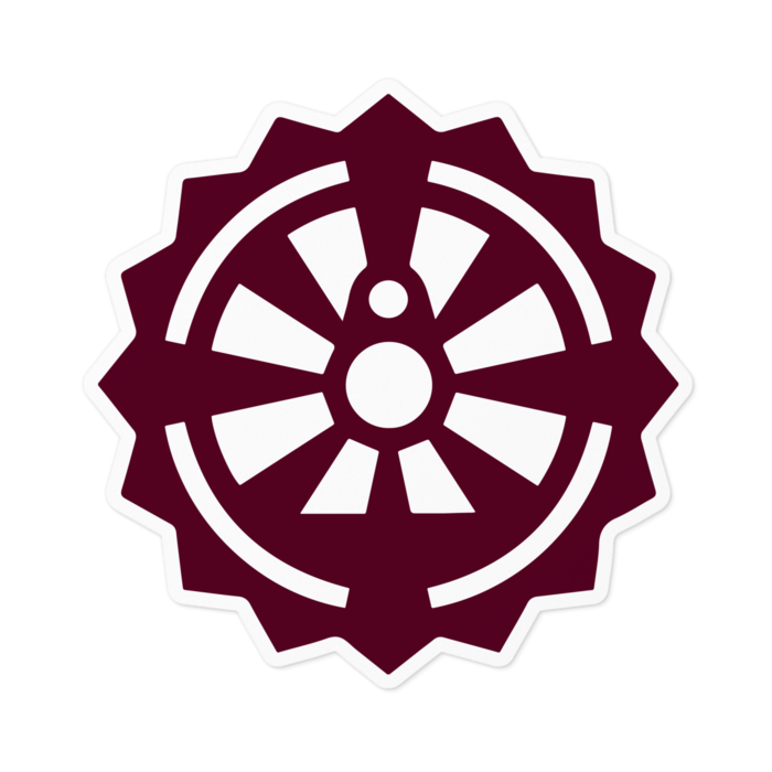 ステッカー - 100 x 100 (mm)