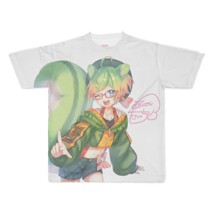 安全だいいち！フルグラフィックTシャツ - XL - 正面印刷のみ