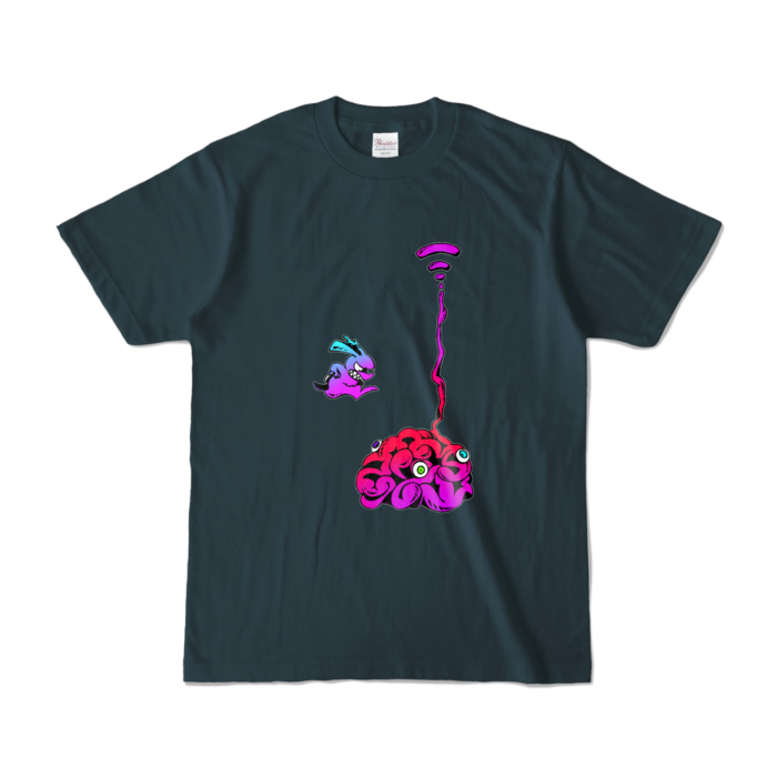 カラーTシャツ - S - デニム (濃色)(1)