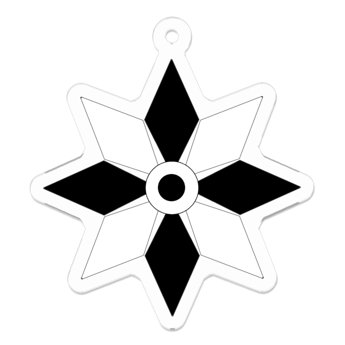 アクリルキーホルダー - 50 x 50 (mm)