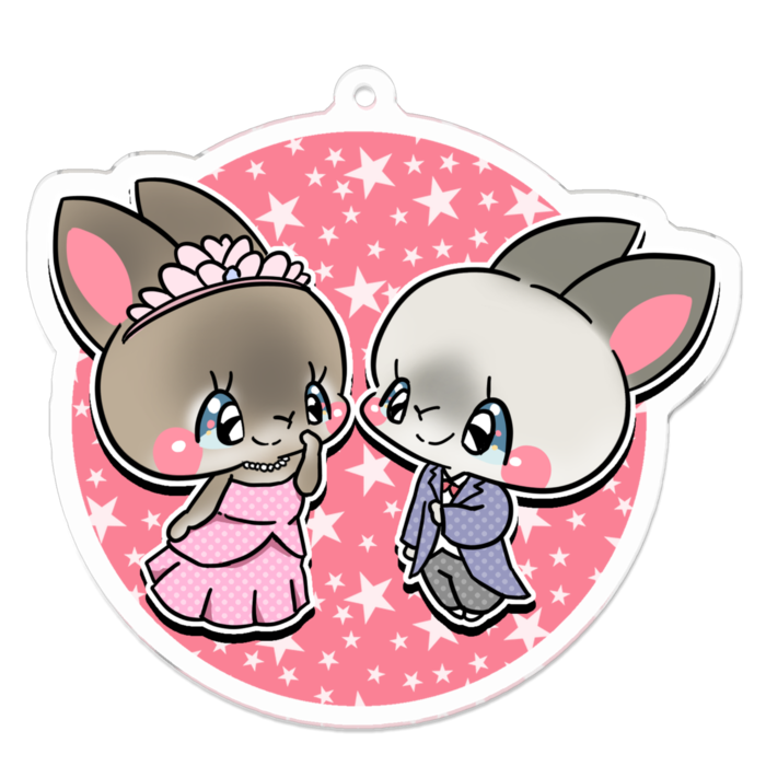 アクリルキーホルダー - 70 x 70 (mm)