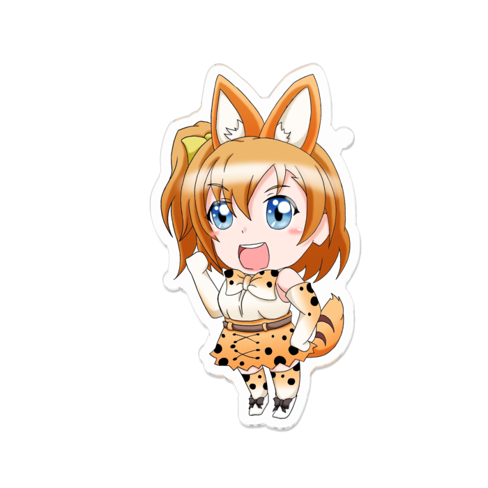 アクリルバッジ - 70 x 70 (mm)