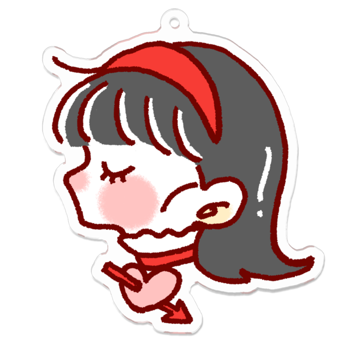 アクリルキーホルダー - 70 x 70 (mm)