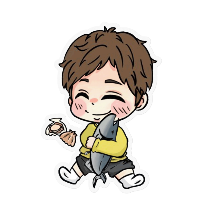 ステッカー - 100 x 100 (mm)