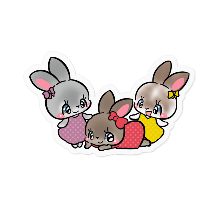 ステッカー - 100 x 100 (mm)