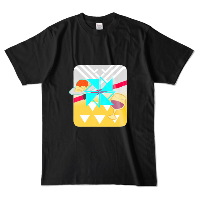 風楽奏斗カラーTシャツ - L - ブラック (濃色)