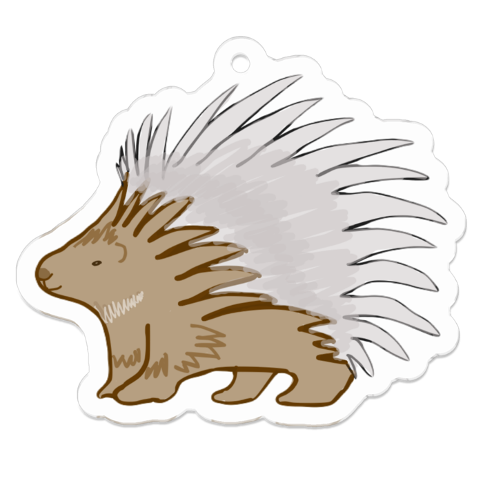 アクリルキーホルダー - 50 x 50 (mm)